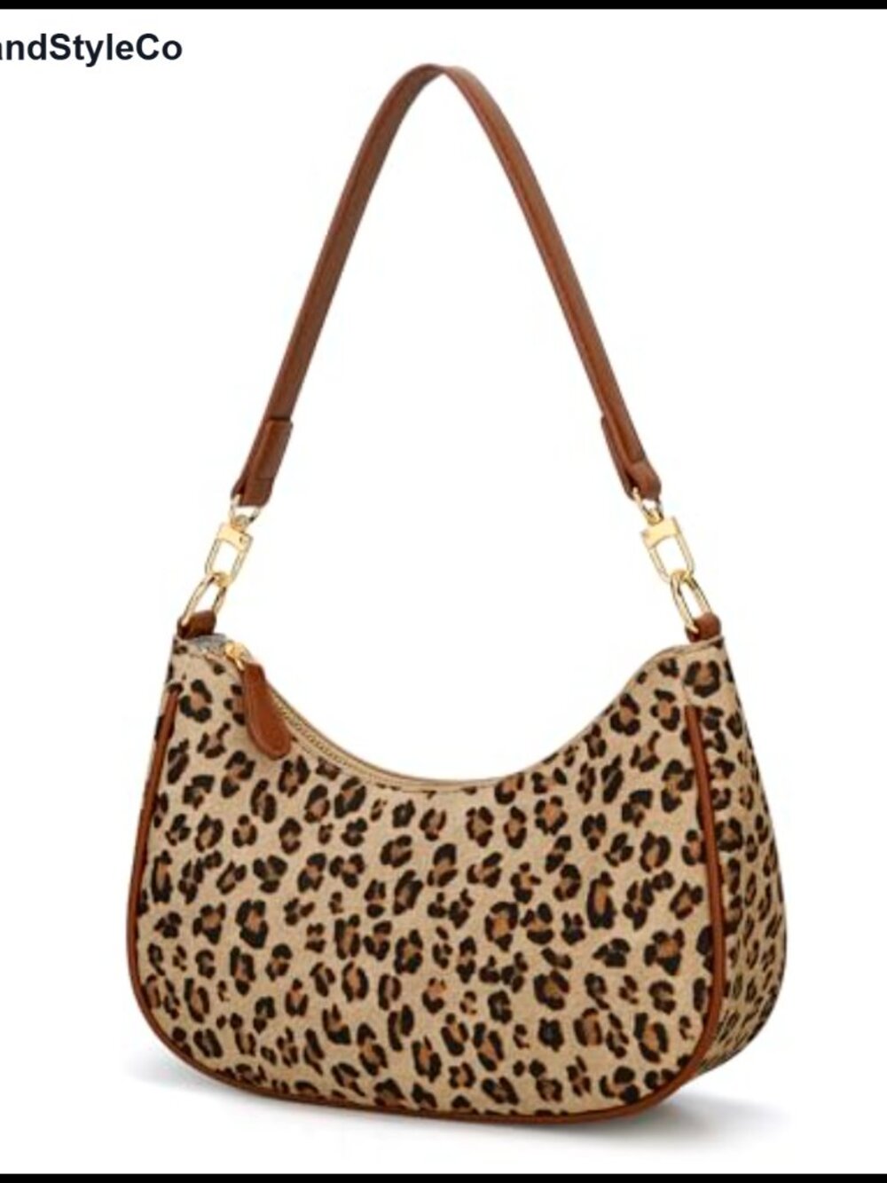 Womens PU Leather Hobo Shoulder Bag Underarm Purse with Chain Strap